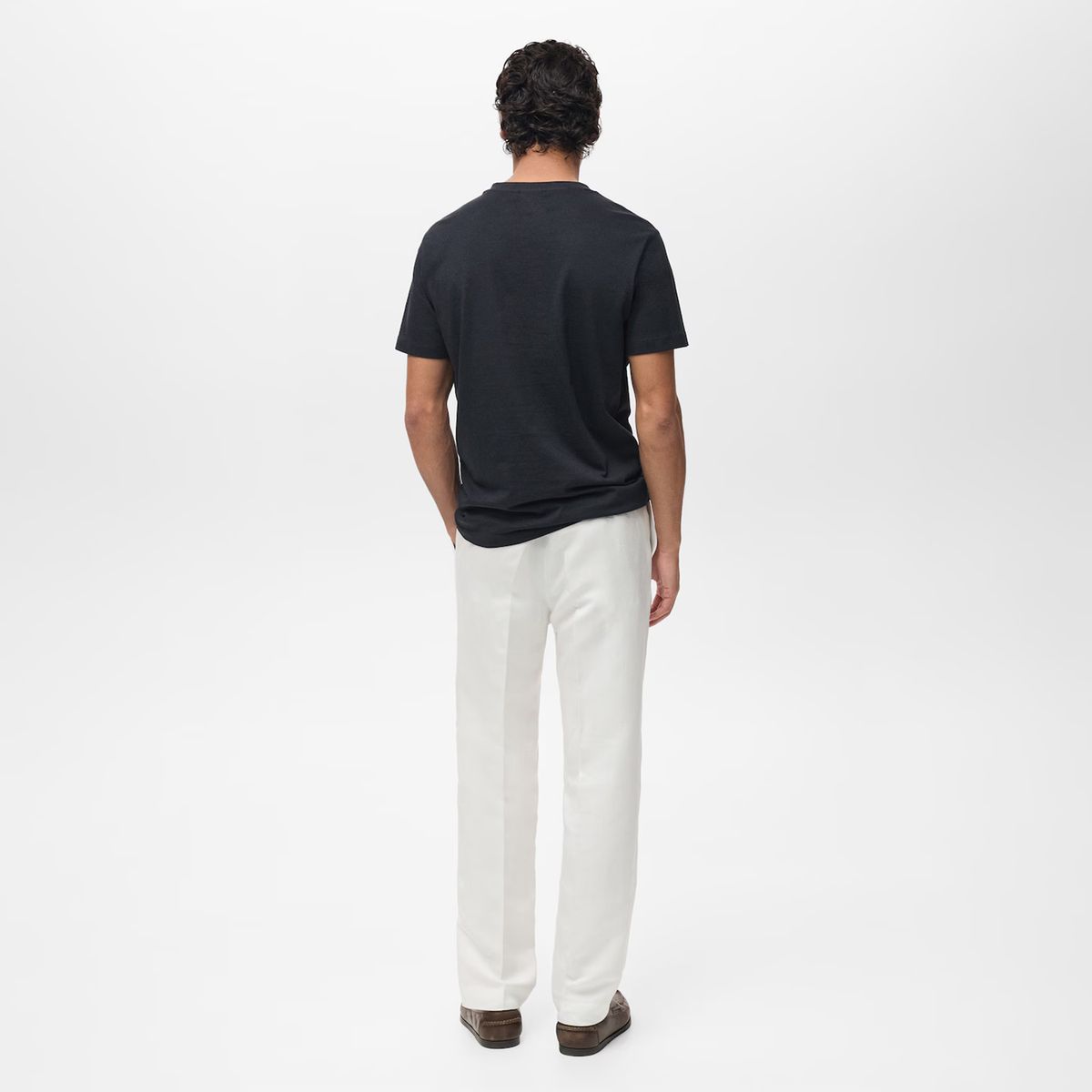 MANGO MAN - Polera Cuello V Hombre Mango Man