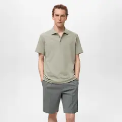 MANGO MAN - Polo Punto Fino Canalé Hombre