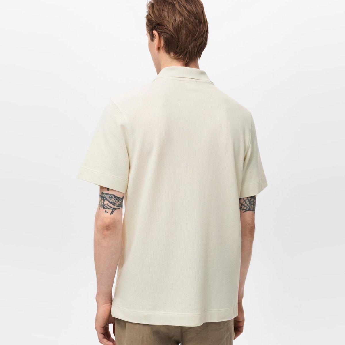 MANGO MAN - Polo Punto Fino Canalé Hombre Mango Man