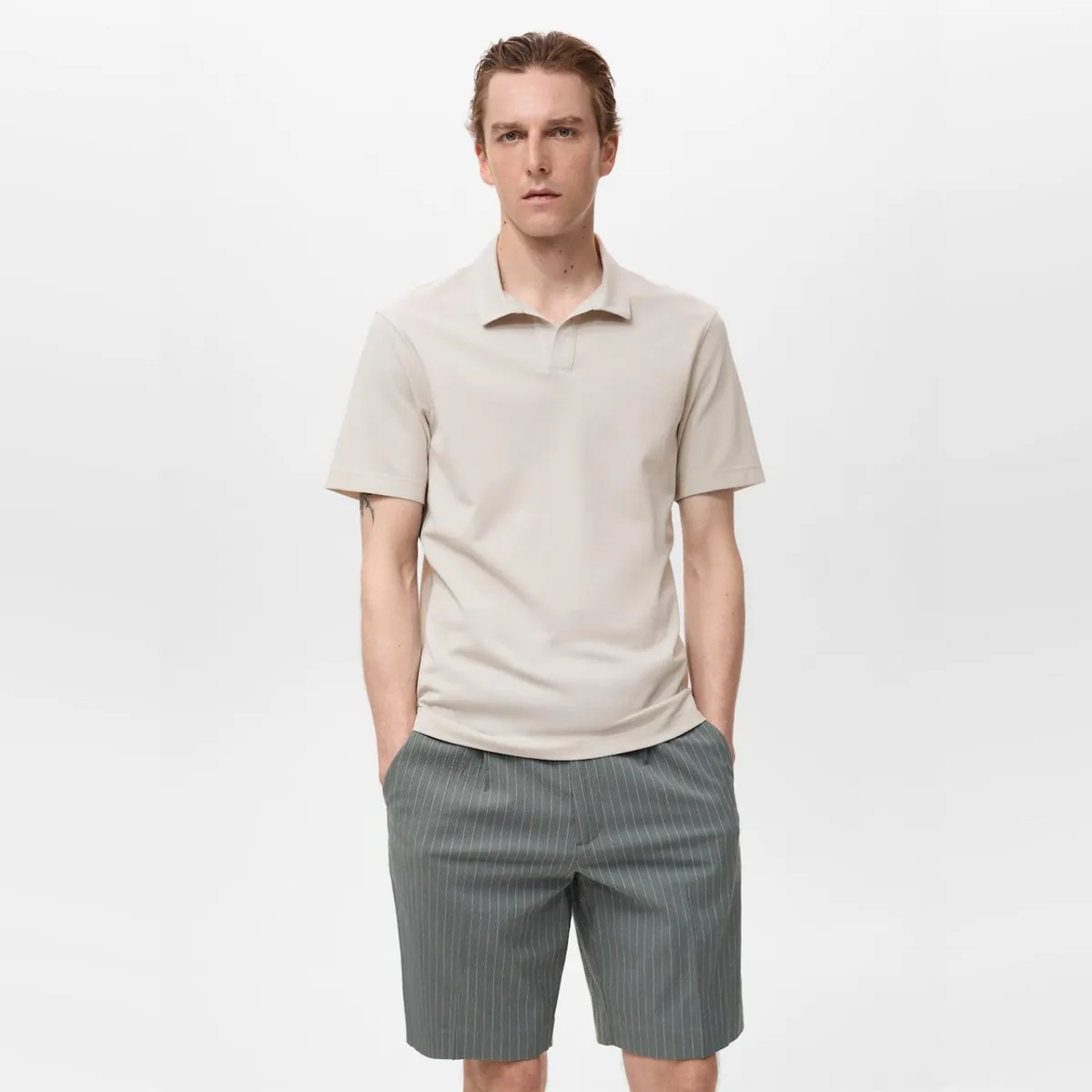 MANGO MAN - Polo Algodón Piqué Hombre Mango Man