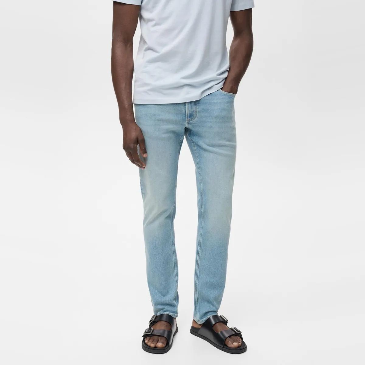 MANGO MAN - Jeans Jan Slim Fit Efecto Desgastado Hombre Mango Man