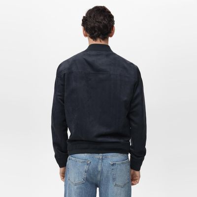 Imagen 2 del producto Chaqueta Bomber Efecto Ante Hombre