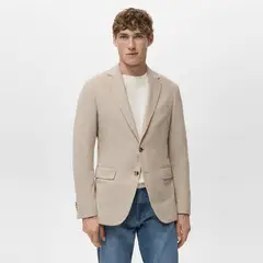 MANGO MAN - Chaqueta Verner Slim Fit Algodón Hombre