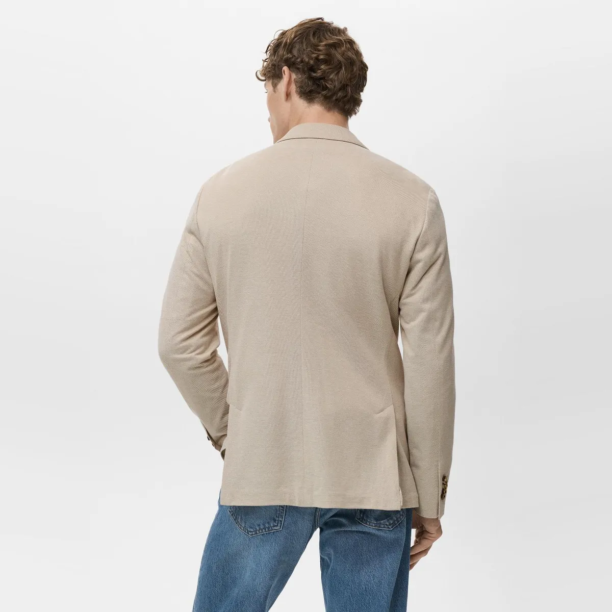 MANGO MAN - Chaqueta Verner Slim Fit Algodón Hombre Mango Man