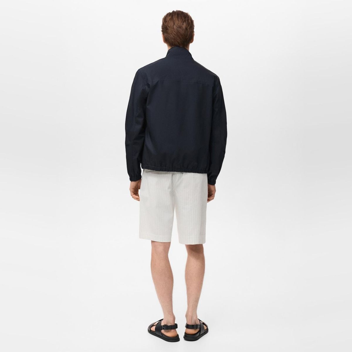 MANGO MAN - Chaqueta Bomber 100% Algodón Hombre Mango Man