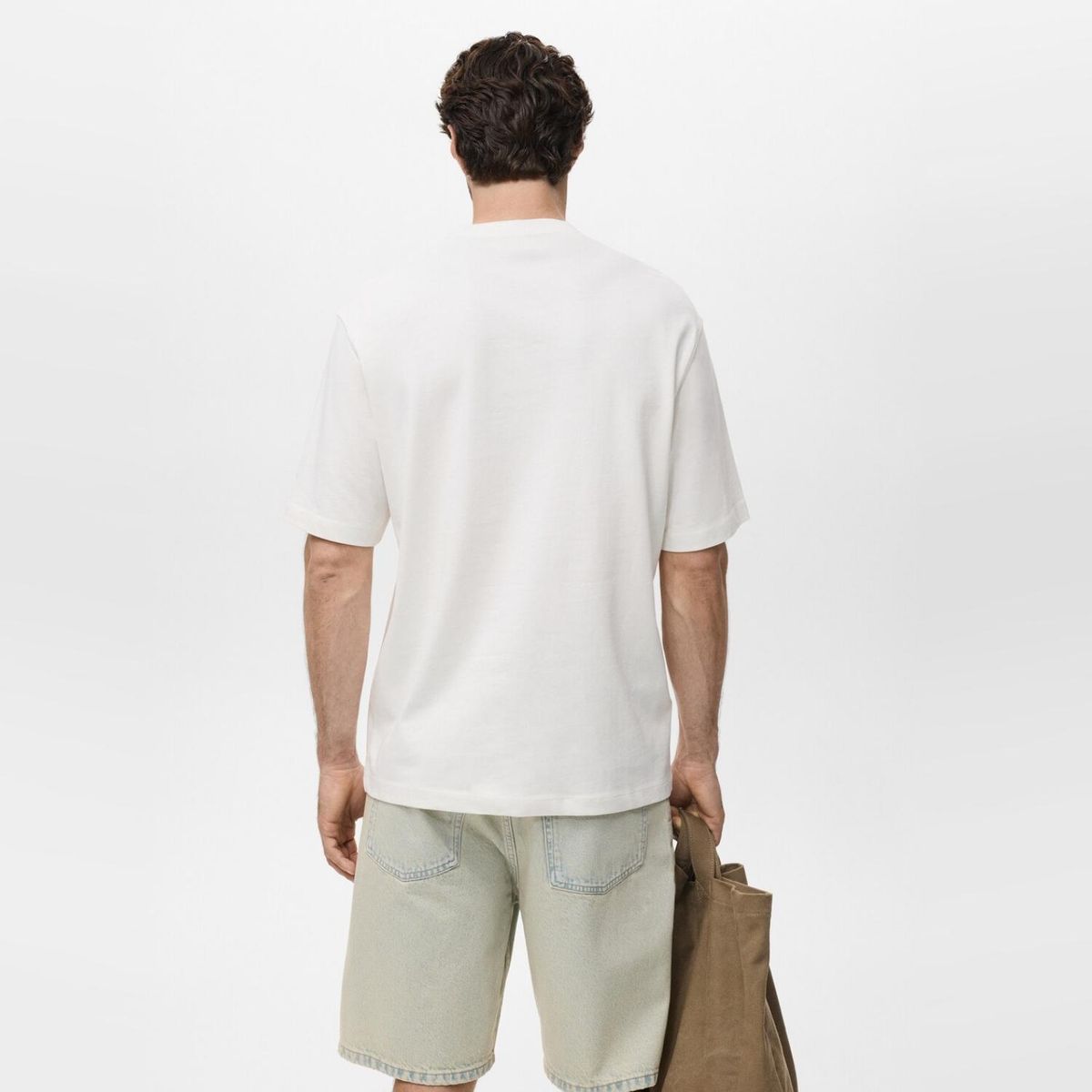 MANGO MAN - Polera 100% Algodón Relaxed Fit Hombre Mango Man