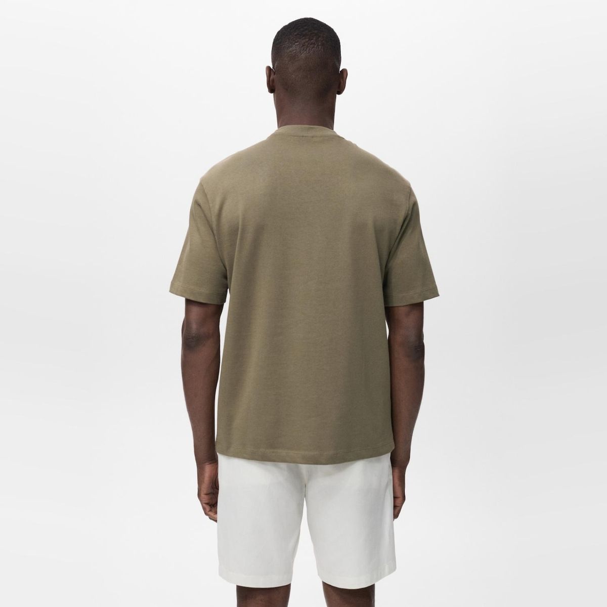 MANGO MAN - Polera 100% Algodón Relaxed Fit Hombre Mango Man