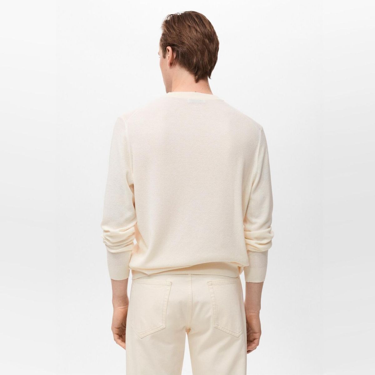 MANGO MAN - Sweater Punto Fino Hombre Mango Man