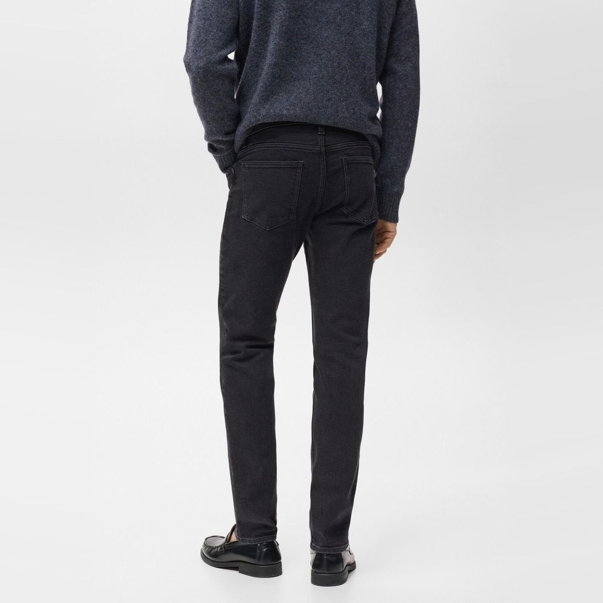 MANGO MAN - Jeans Jan Slim Fit Negros Hombre Mango Man