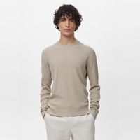 Sweater Algodón Punto Fino Canalé Hombre