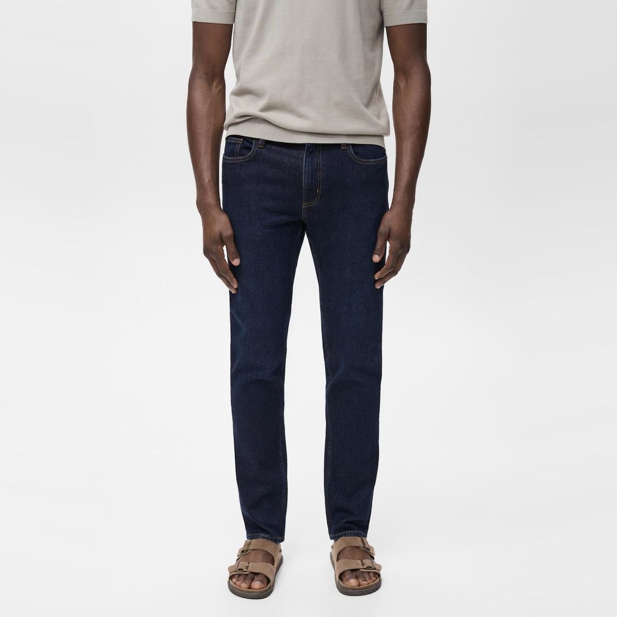 MANGO MAN - Jeans Jan Slim Fit Lavado Oscuro Hombre Mango Man