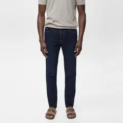 MANGO MAN - Jeans Jan Slim Fit Lavado Oscuro Hombre