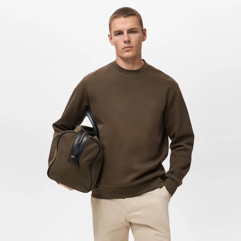 MANGO MAN - Polerón Algodón Regular Fit Hombre Mango Man