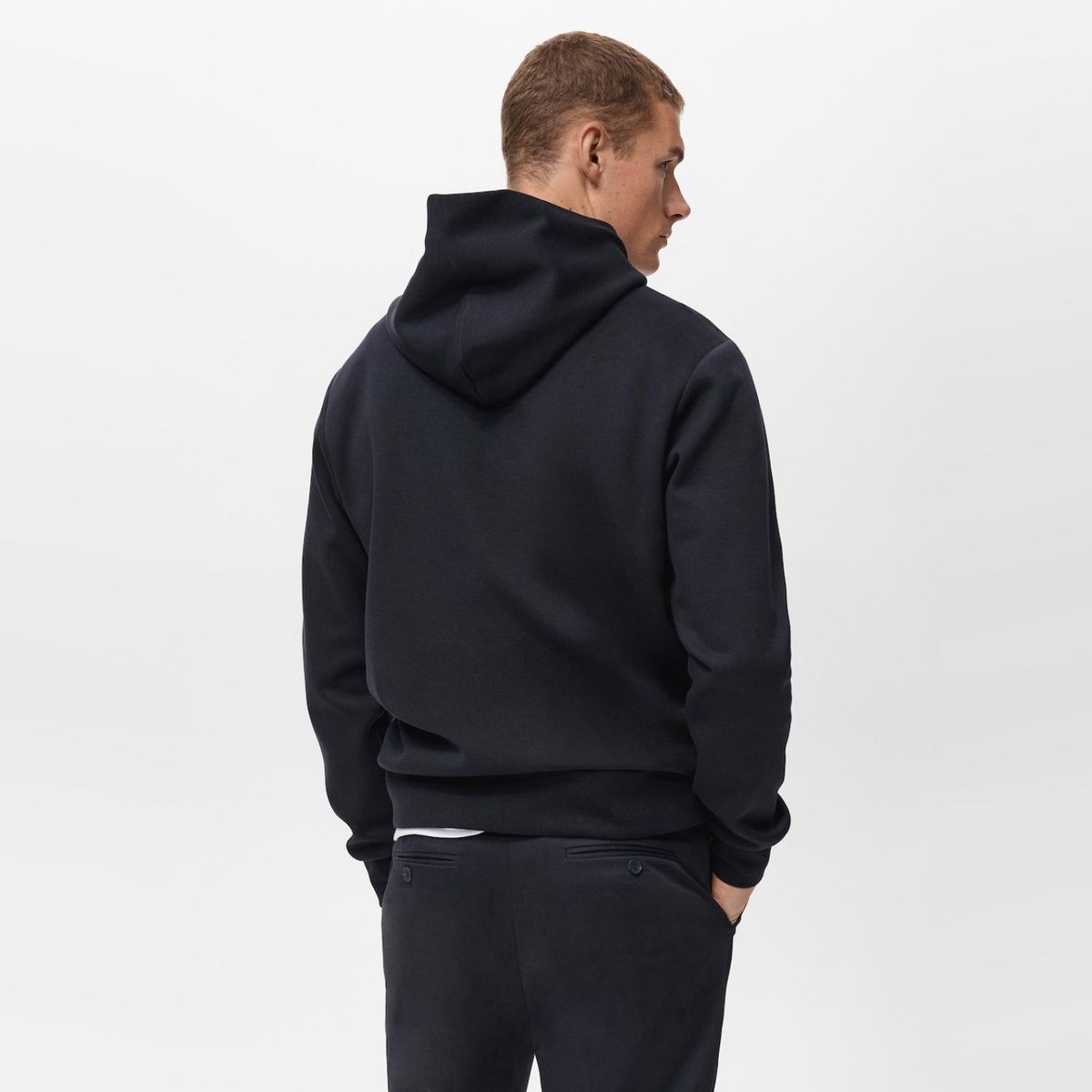 MANGO MAN - Polerón Capucha Regular Fit Hombre Mango Man