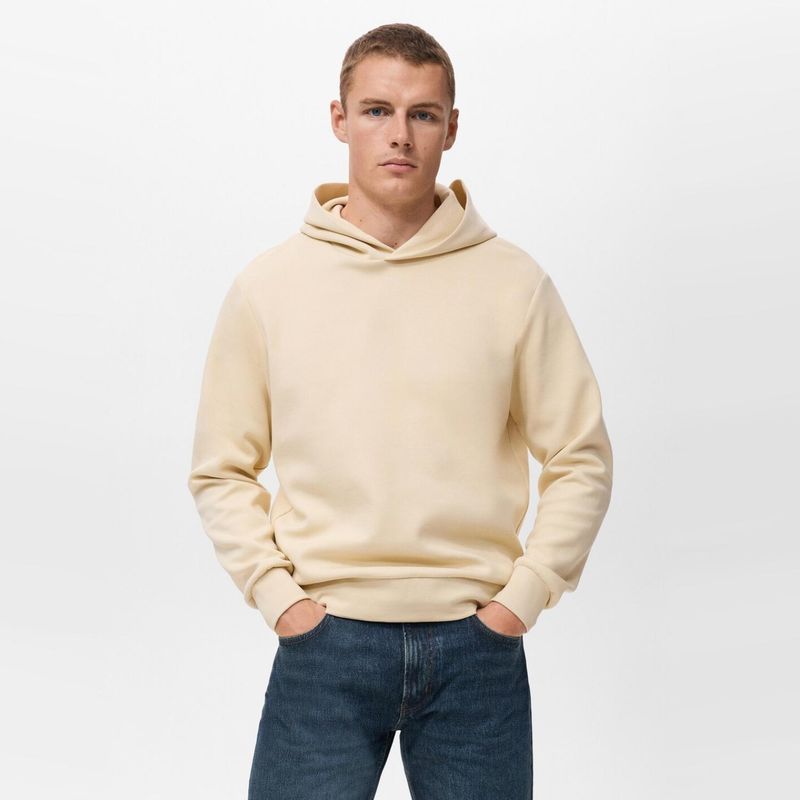 MANGO MAN - Polerón Capucha Regular Fit Hombre Mango Man