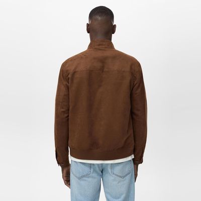 Imagen 2 del producto Chaqueta Efecto Piel Ante Hombre