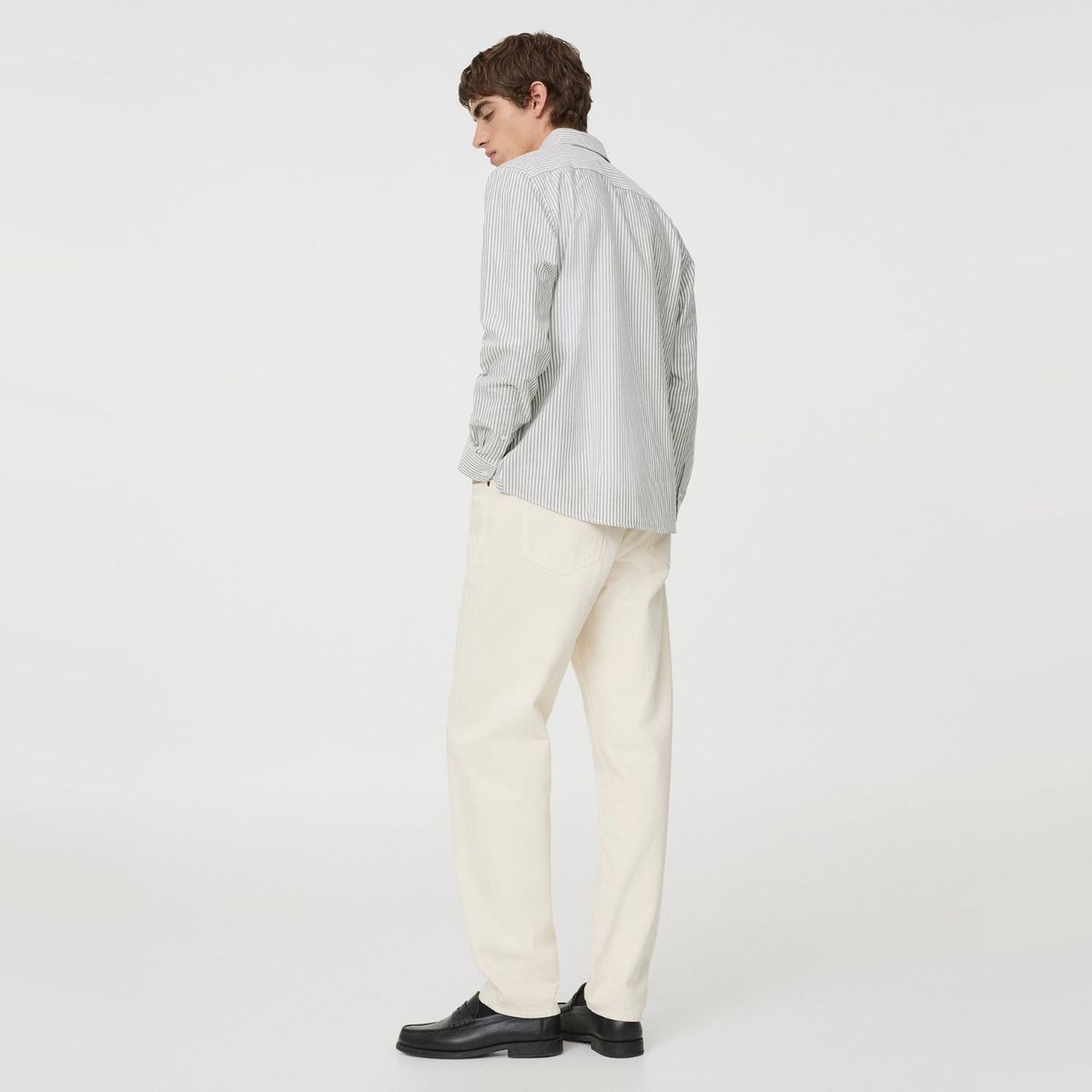 MANGO MAN - Camisa 100% Algodón Rayas Kodak Hombre Mango Man