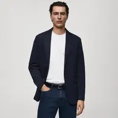 MANGO MAN - Chaqueta Slim Fit Algodón Hombre