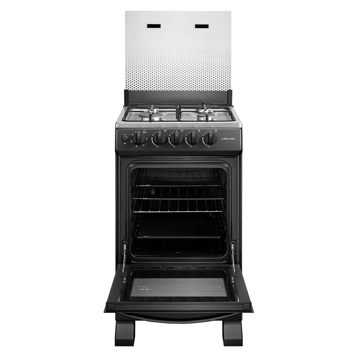 MIDEA - Cocina 4 Quemadores Horno de 62L Gas Licuado Mfo-Mg20 Midea