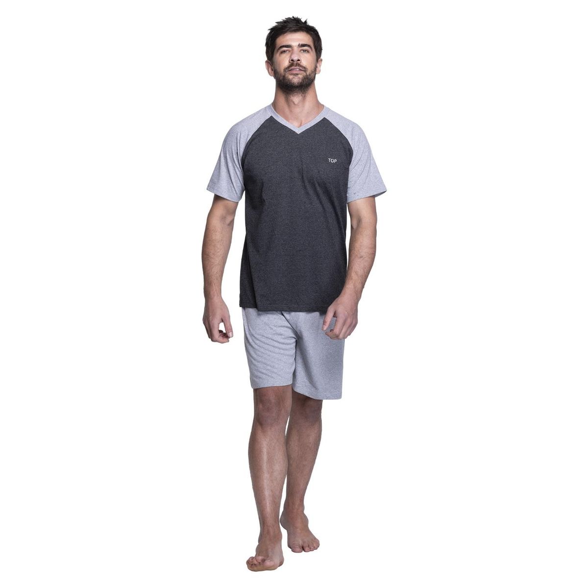 TOP - Pijama Corto Algodón Hombre Top