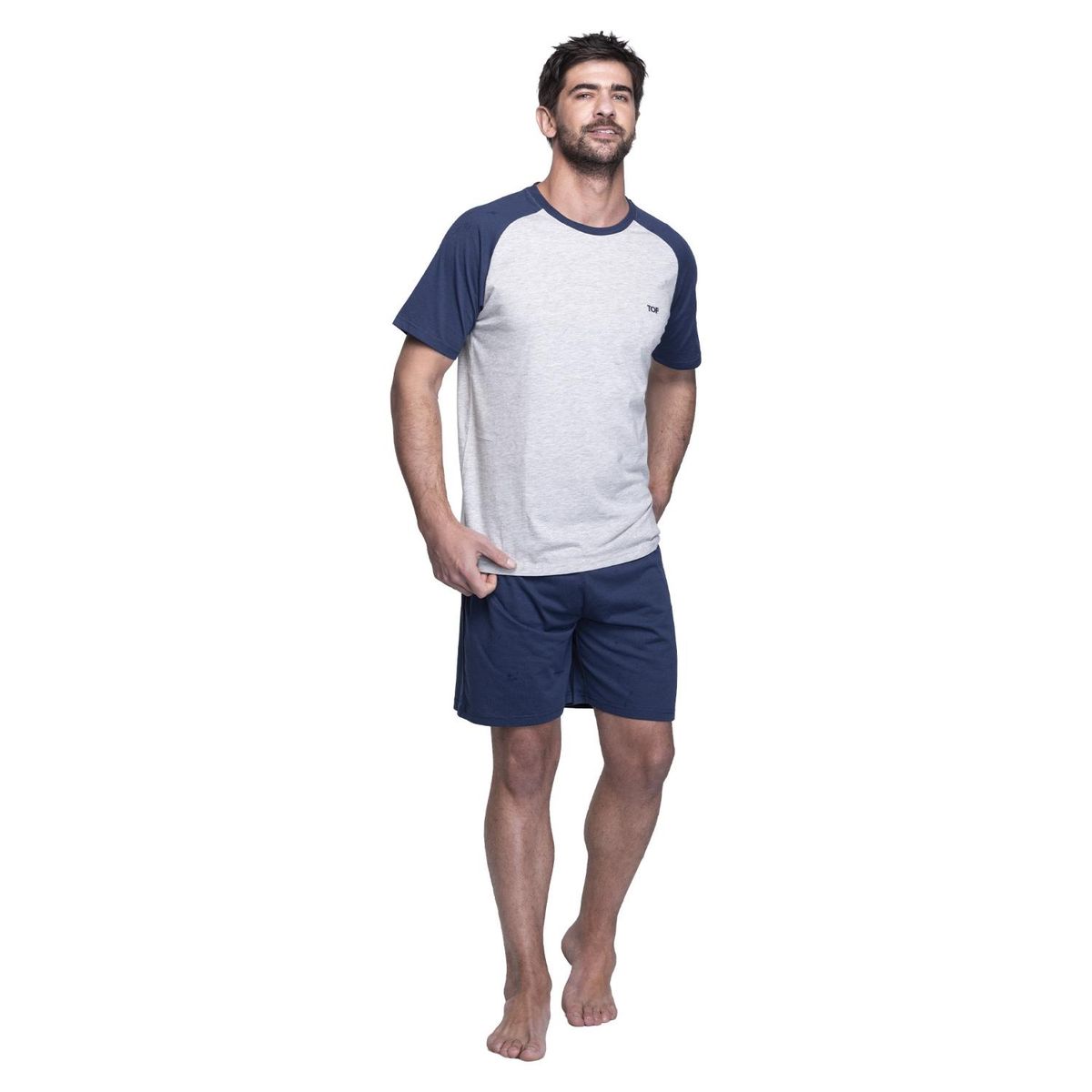 TOP - Pijama Corto Algodón Hombre Top