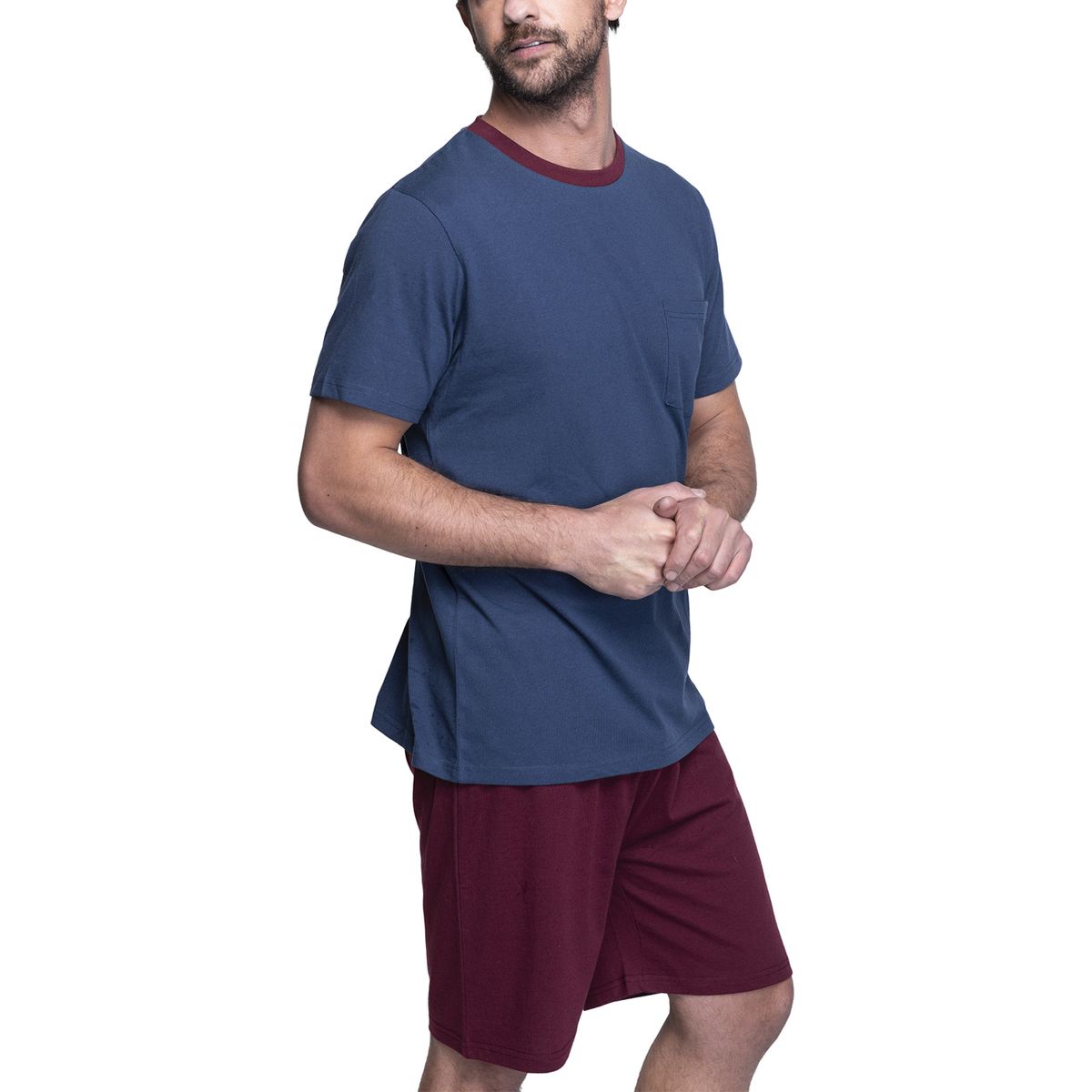 TOP - Pijama Corto Algodón Hombre Top