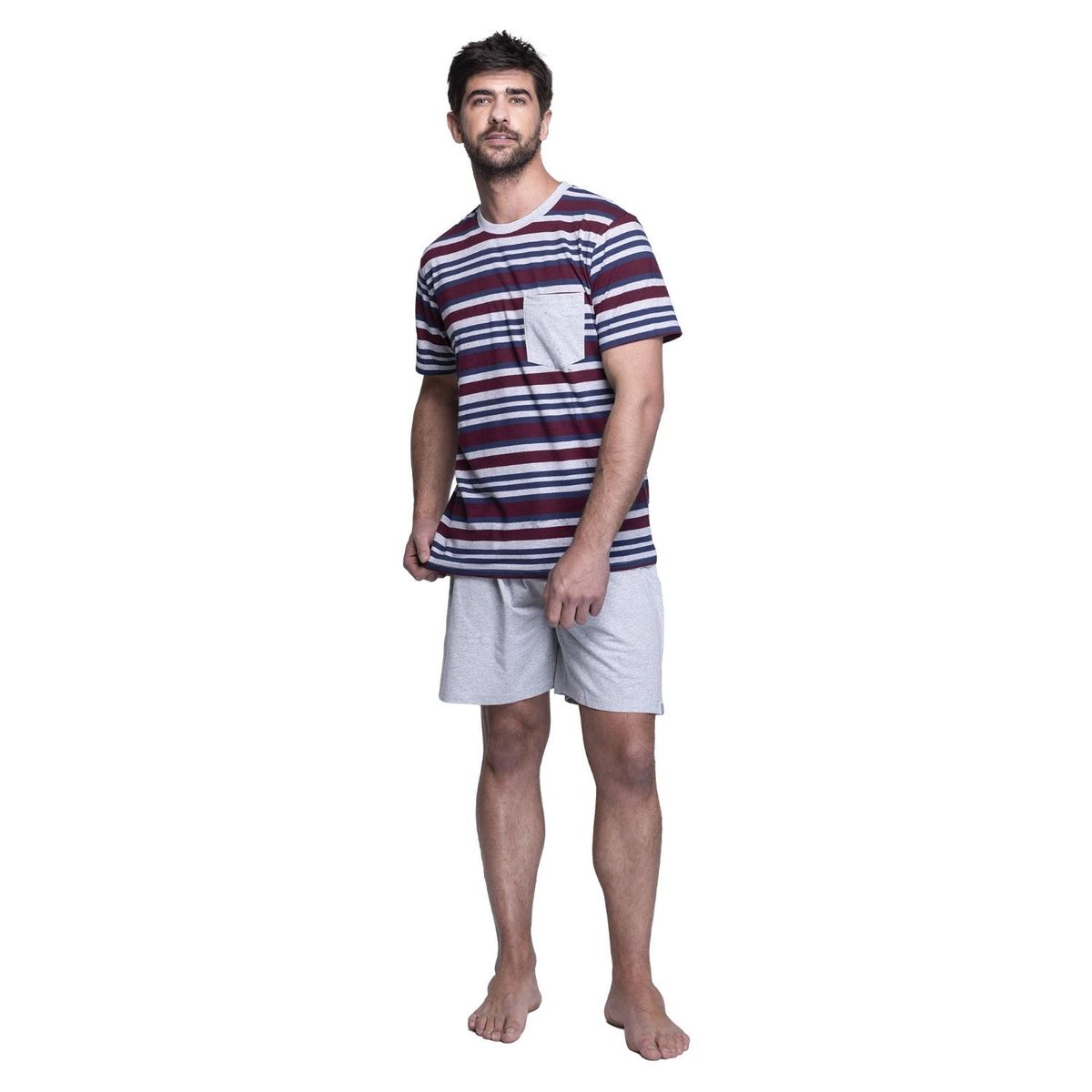 TOP - Pijama Corto Algodón Hombre Top