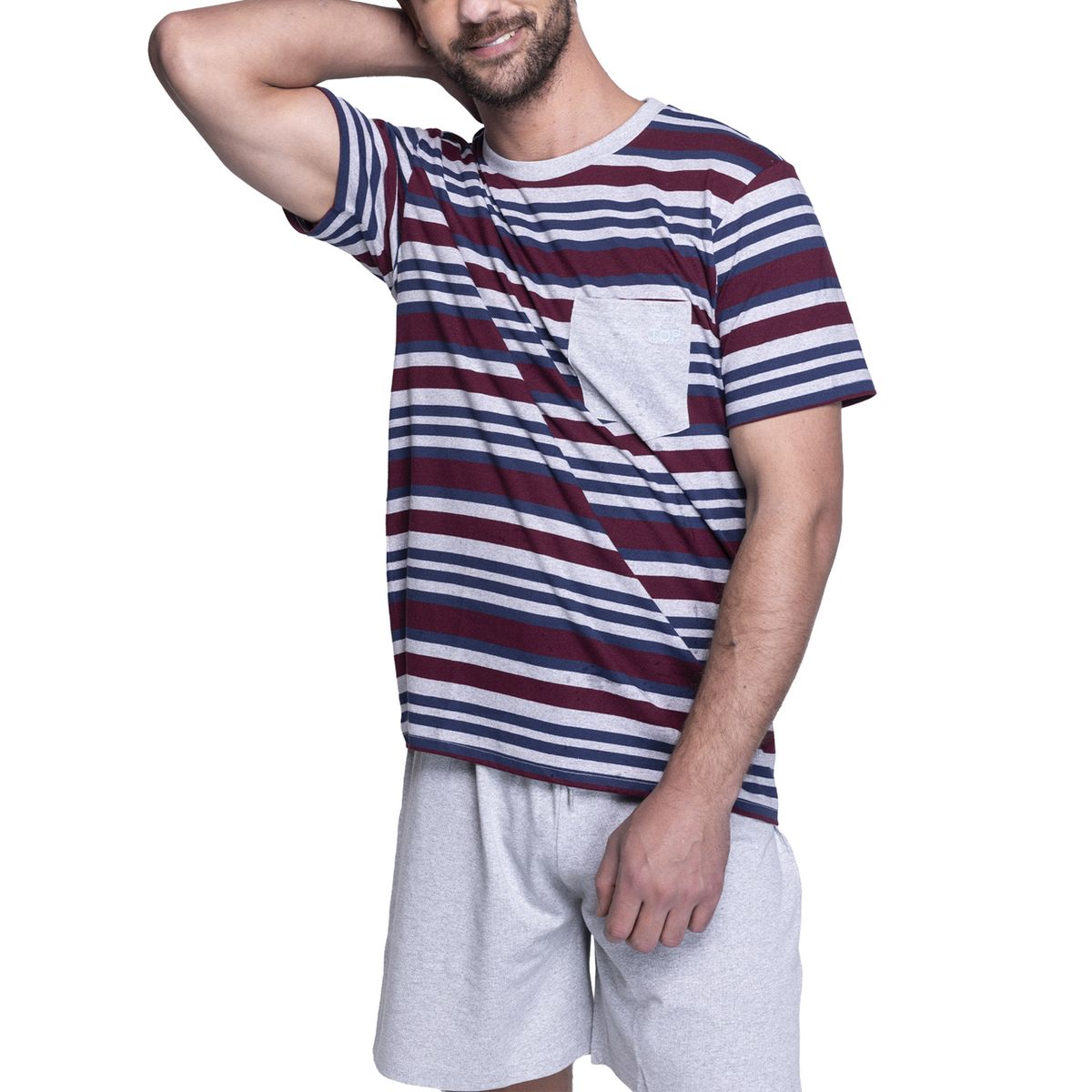 TOP - Pijama Corto Algodón Hombre Top