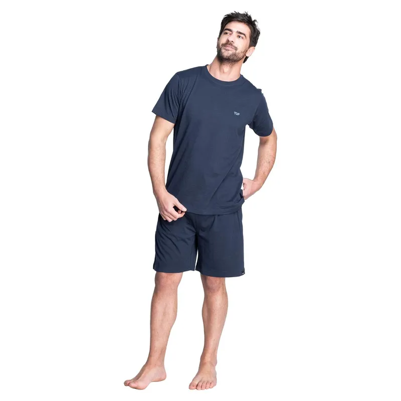 TOP - Pijama Corto Algodón Hombre Top