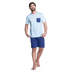 TOP - Pijama Corto Algodón Hombre