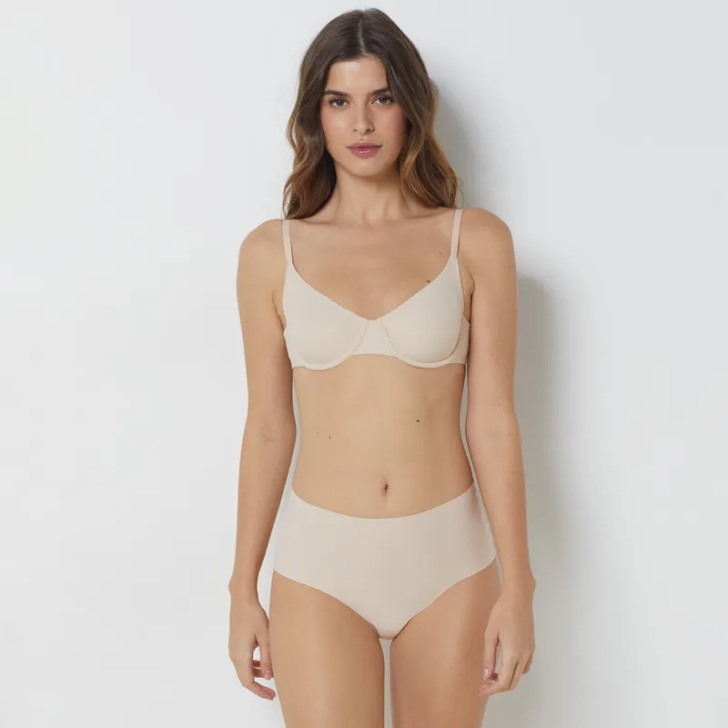ETAM - Calzón Culotte Midi Pure Fit We Care Mujer Etam