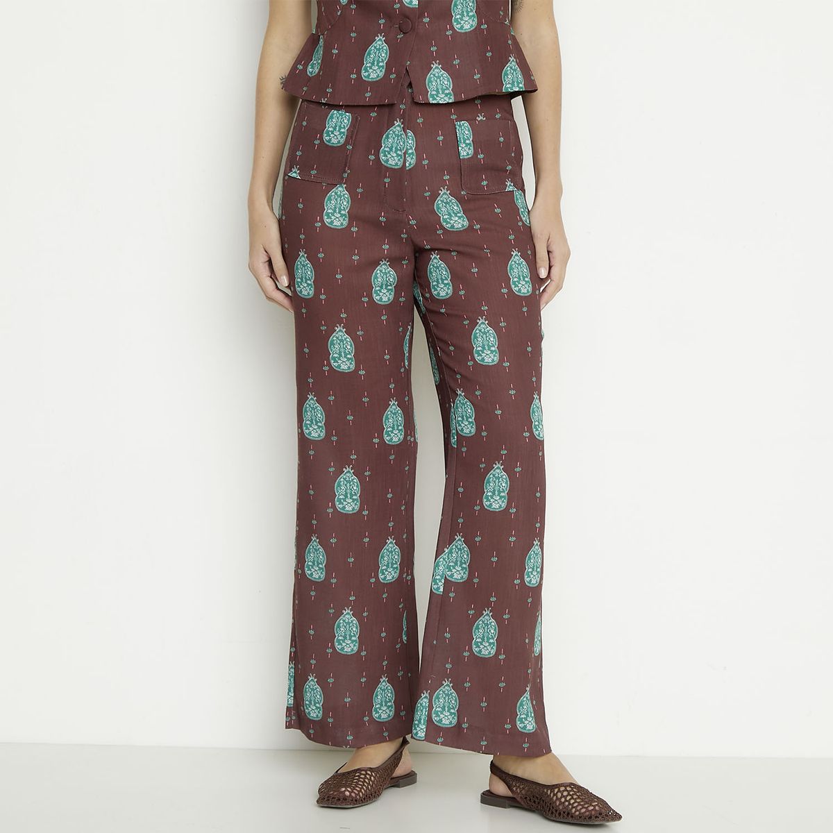 HIMBA - Pantalón Rose Estampado Mujer Himba