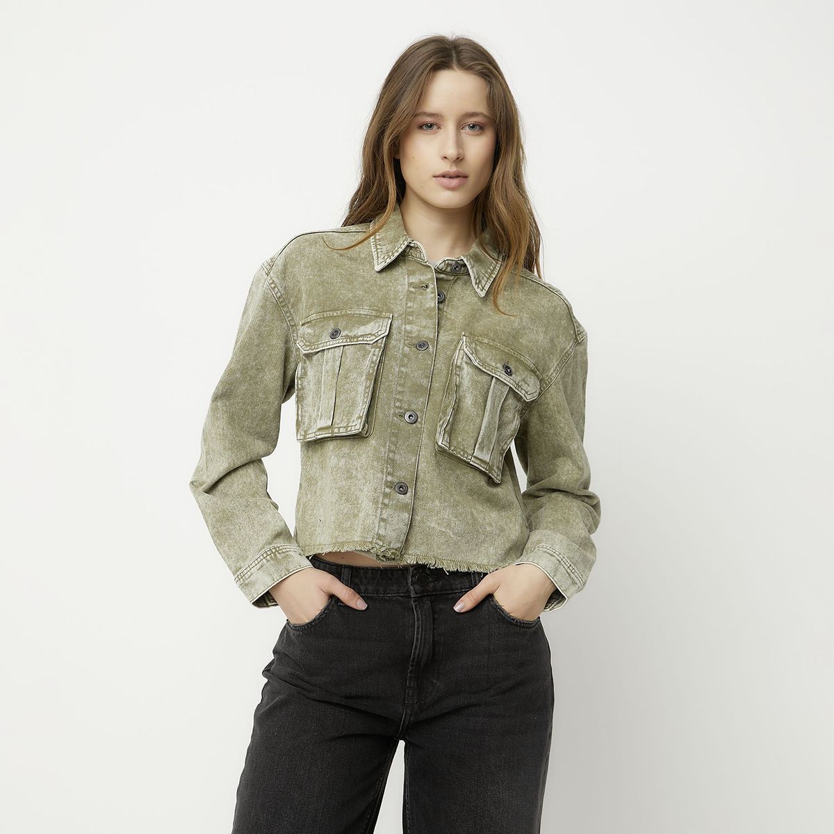 ONLY - Chaqueta Mujer Algodón Only