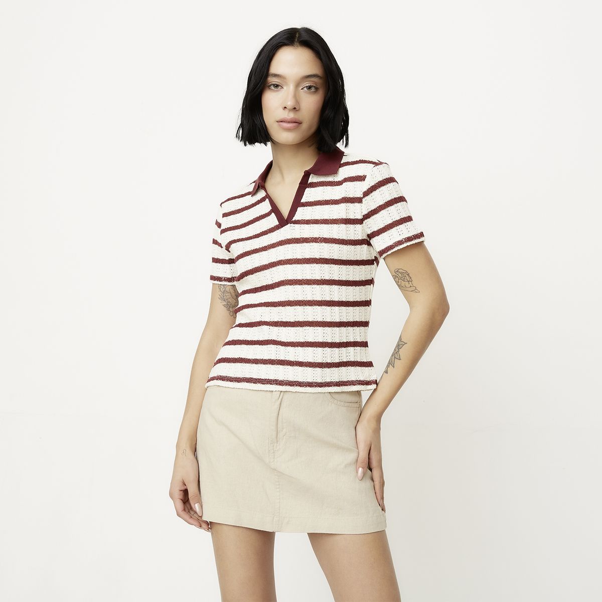 ONLY - Polera Mujer Algodón Only