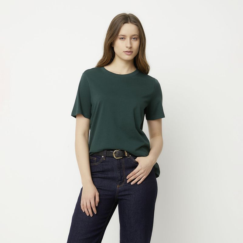 VERO MODA - Polera Manga Corta 100% Algodón Mujer Vero Moda