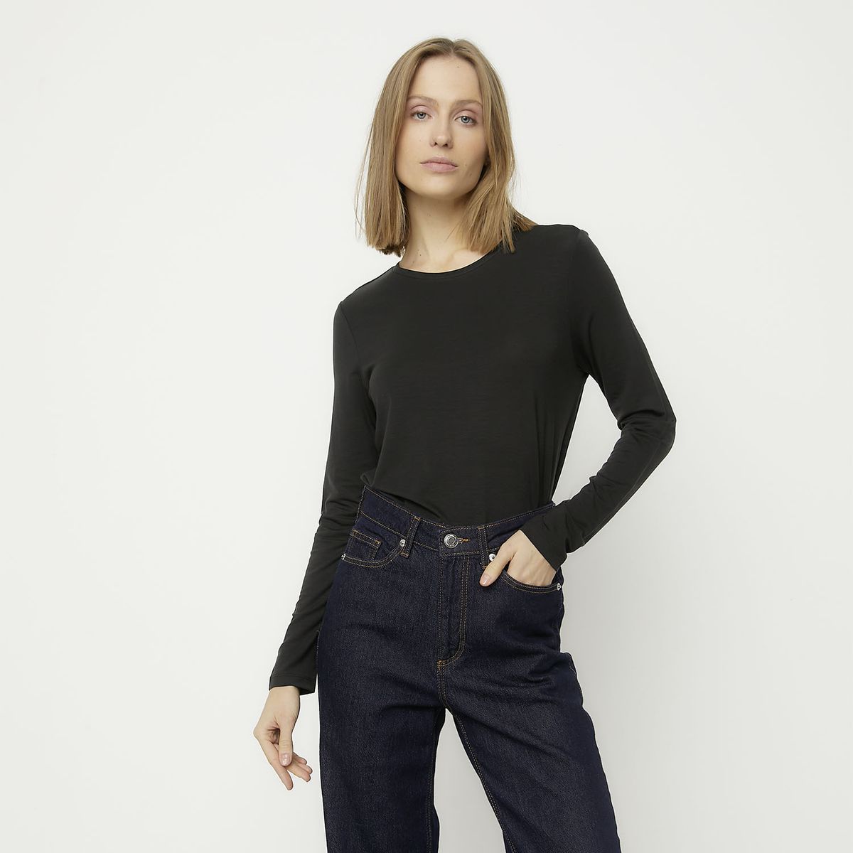 VERO MODA - Polera Manga Larga Mujer Vero Moda