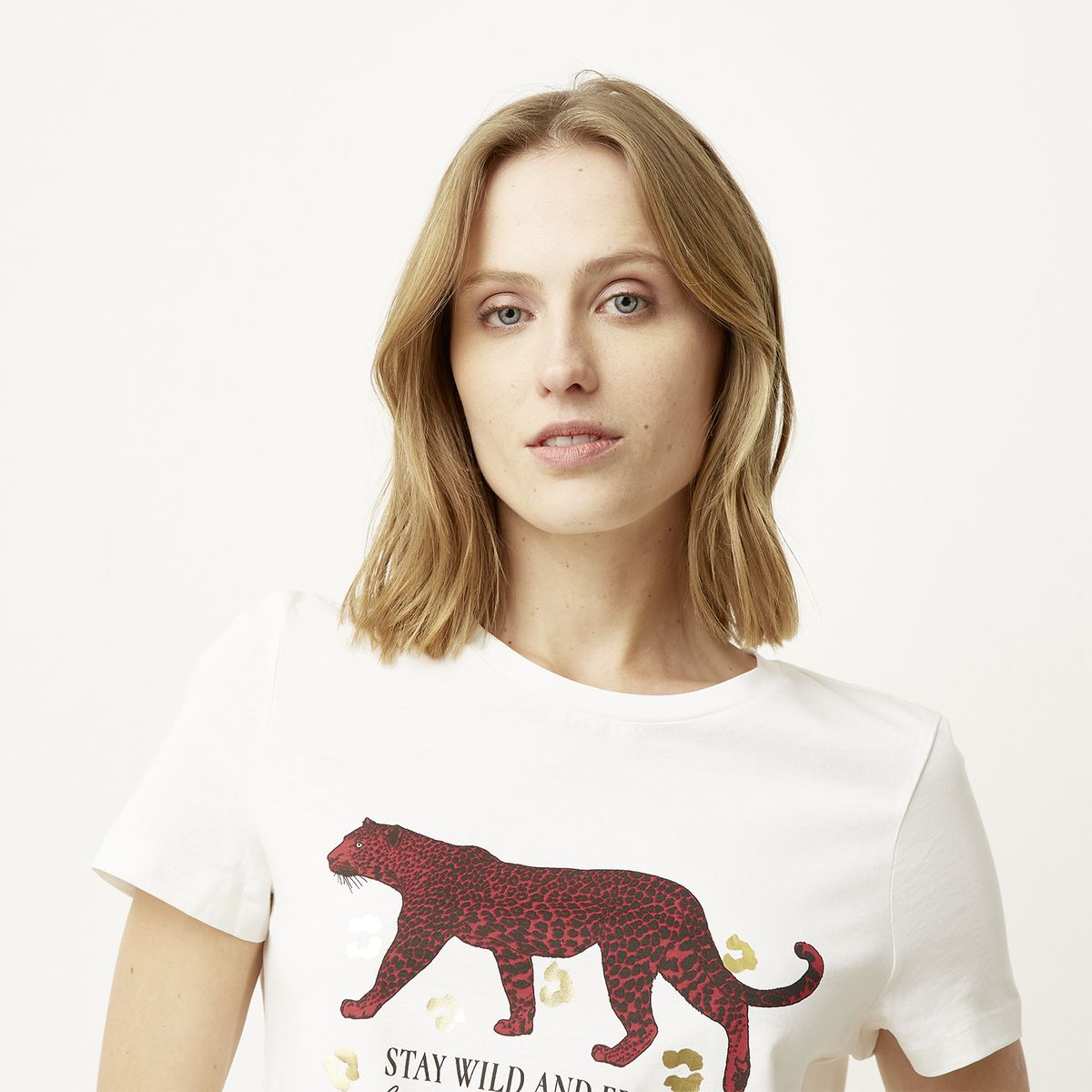 VERO MODA - Polera Estampada 100% Algodón Mujer Vero Moda