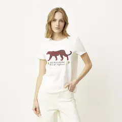 VERO MODA - Polera Estampada 100% Algodón Mujer