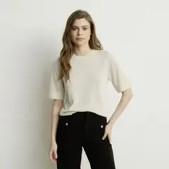 VERO MODA - Polera Manga Corta Mujer