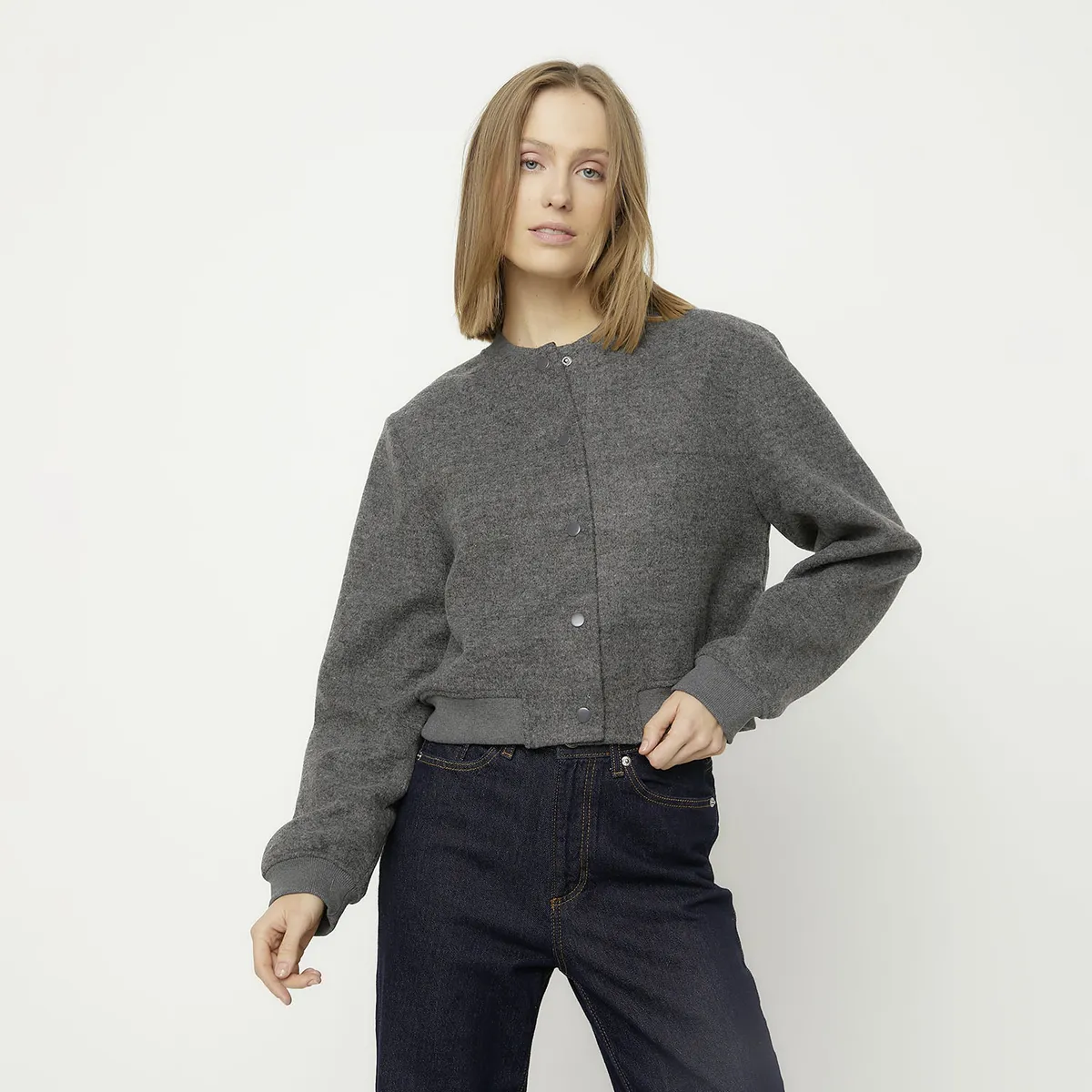 VERO MODA - Chaqueta Bomber Abotonada Mujer Vero Moda