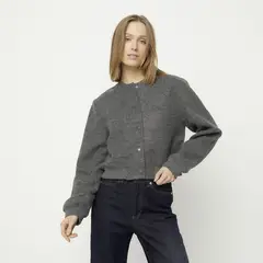 VERO MODA - Chaqueta Bomber Abotonada Mujer