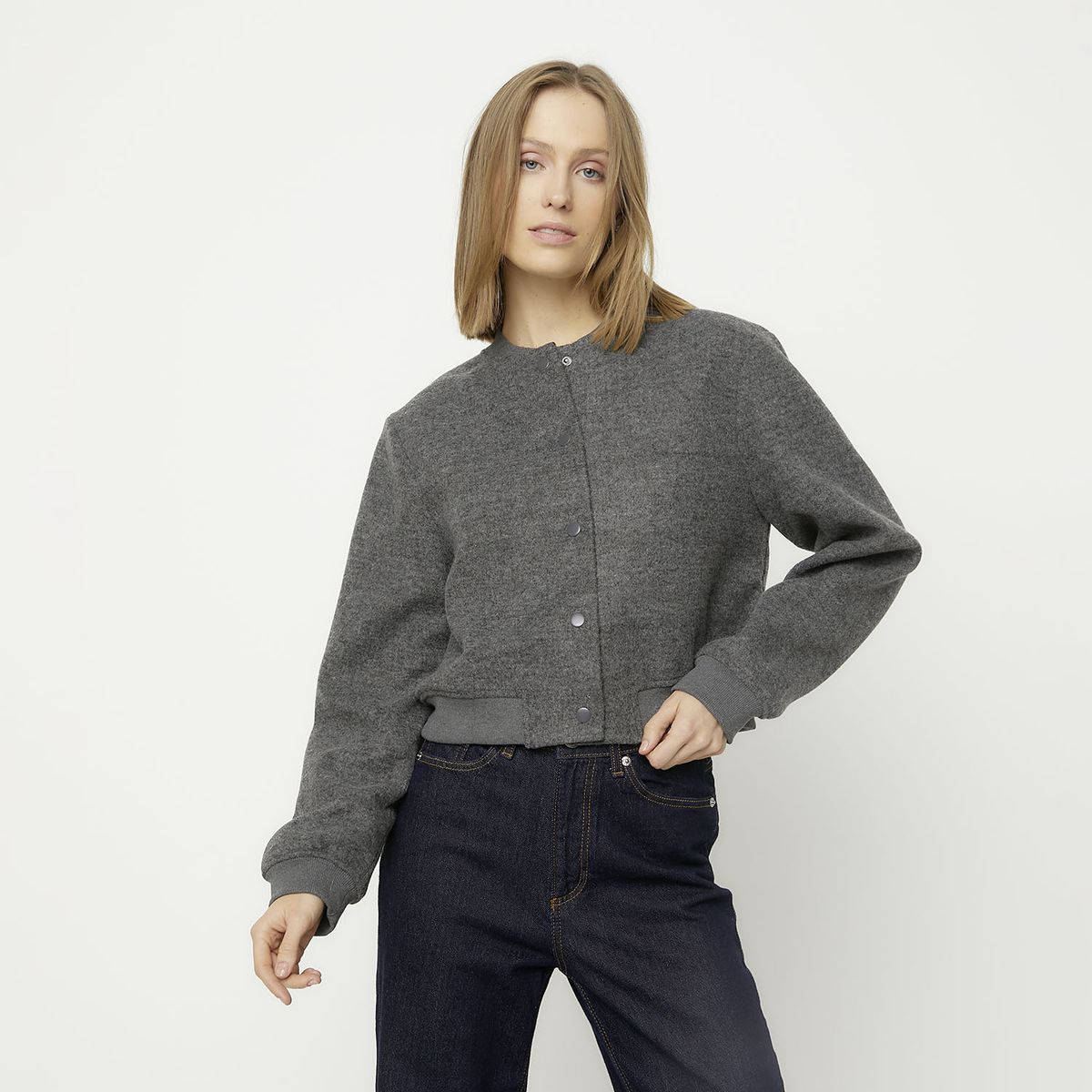 VERO MODA - Chaqueta Bomber Abotonada Mujer Vero Moda