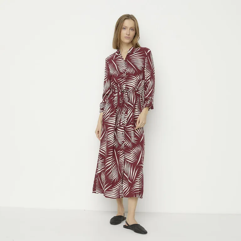 VERO MODA Vestido Camisero Estampado Mujer
