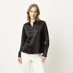 VERO MODA - Blusa Abotonada Con Cuello Mujer