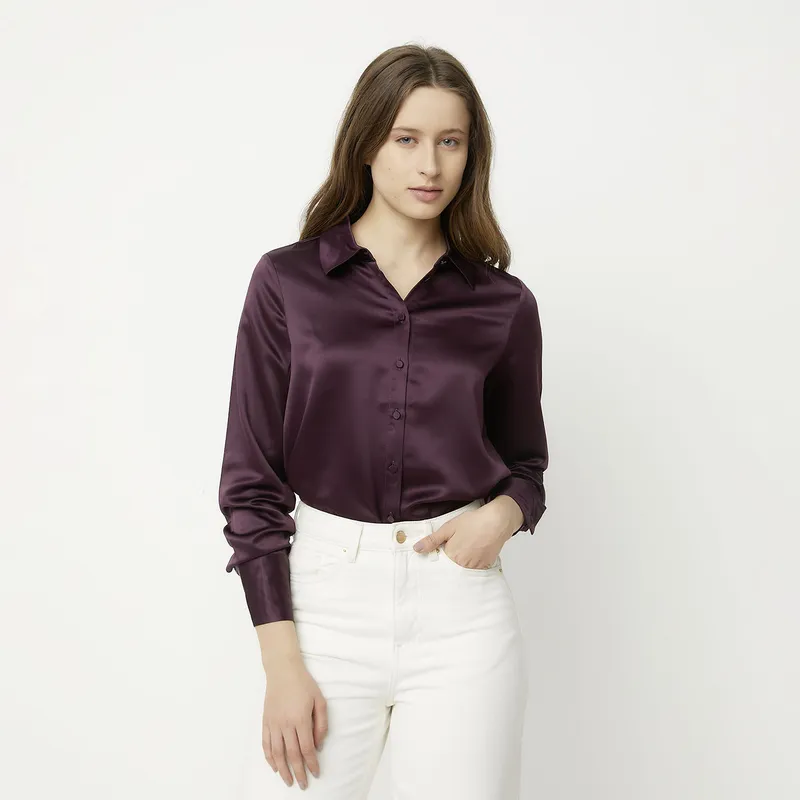 VERO MODA - Blusa Abotonada Con Cuello Mujer Vero Moda