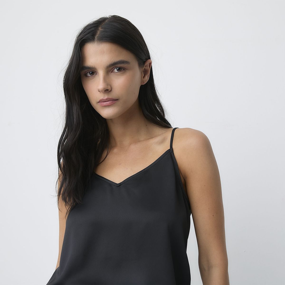 VERO MODA - Blusa Satinada sin Mangas Mujer Vero Moda