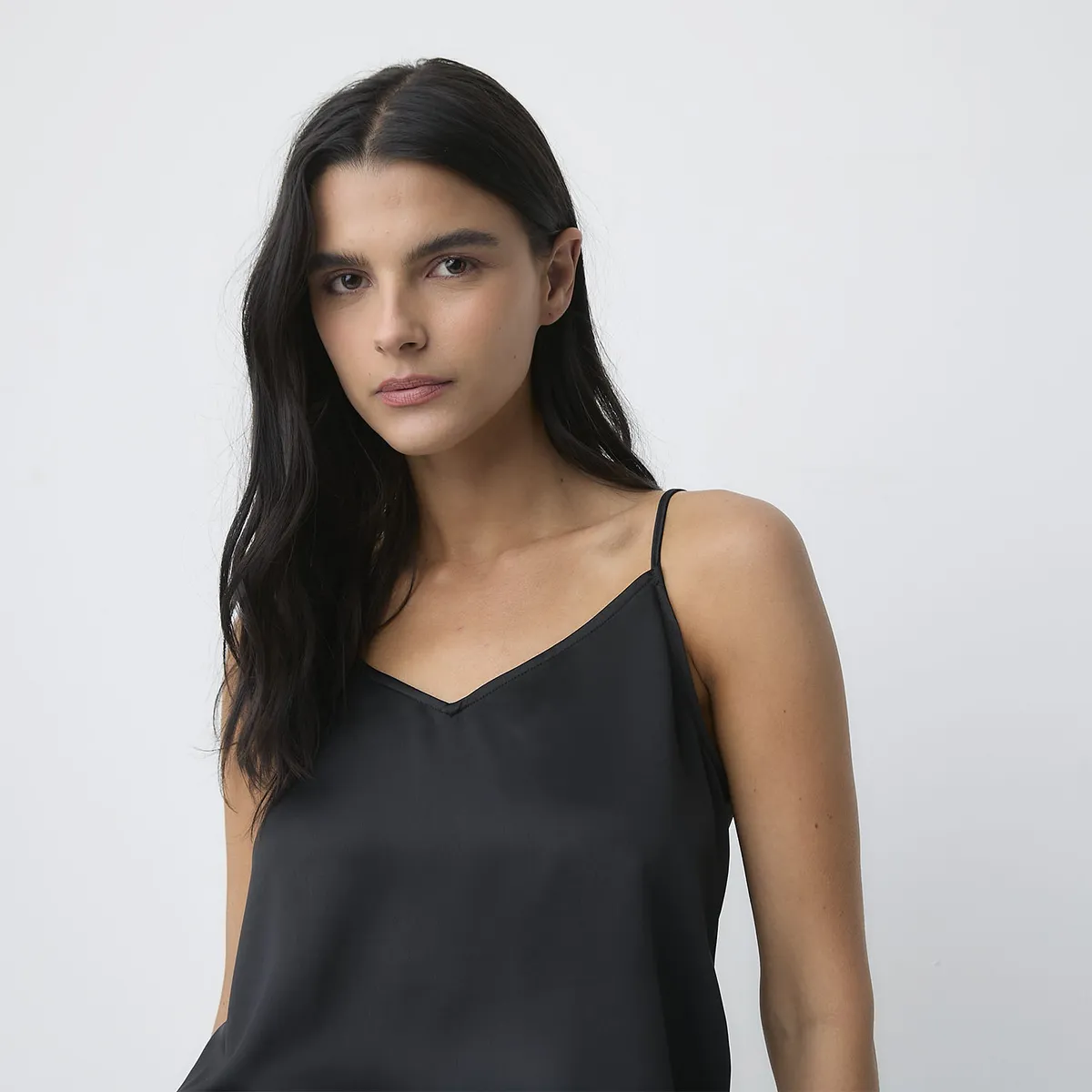 VERO MODA - Blusa Satinada sin Mangas Mujer Vero Moda