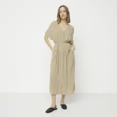 VERO MODA - Vestido Largo Abotonado Mujer