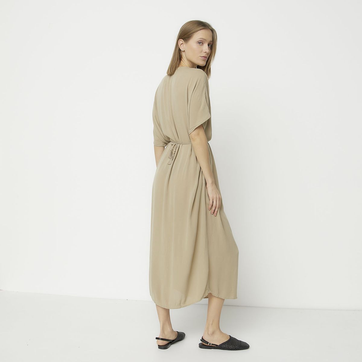 VERO MODA - Vestido Largo Abotonado Mujer Vero Moda