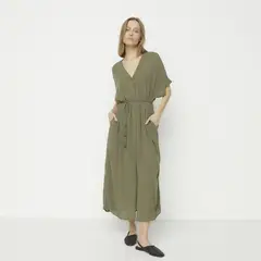 VERO MODA - Vestido Largo Abotonado Mujer